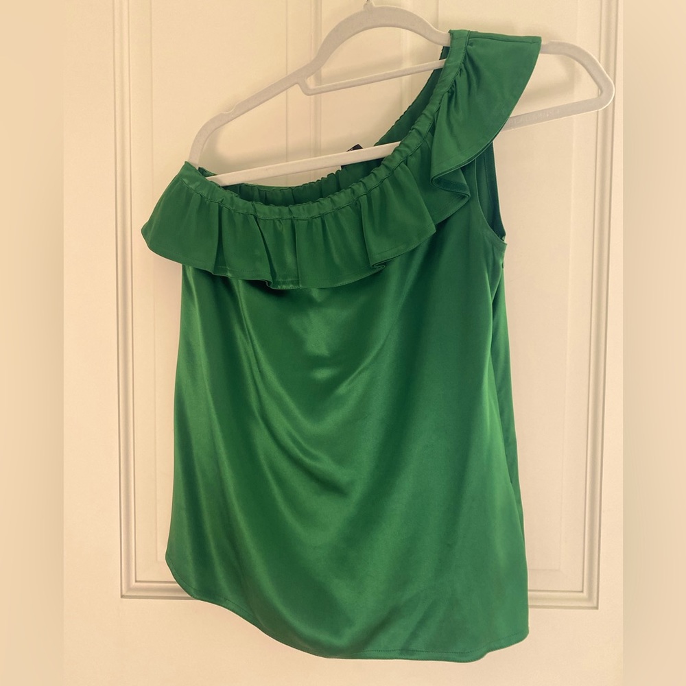 Joseph Silk One Shoulder Top Sz 38 Eu